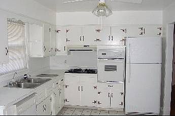 Clean kitchen with Chef style