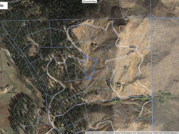 Satellite image of lot