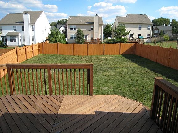 Back Yard and Deck