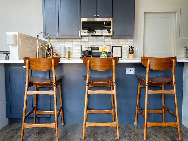 Newly remodeled kitchen.