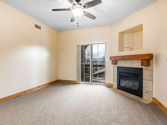 Living Room with New Vented Gas Fireplace