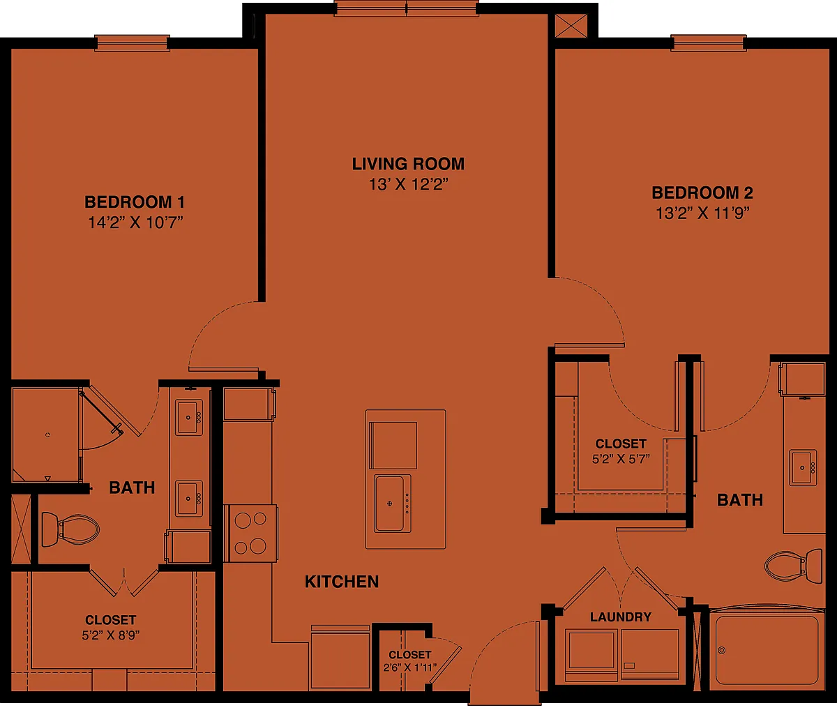 Floor plan B1c 80% (Eligibility Restrictions Apply)