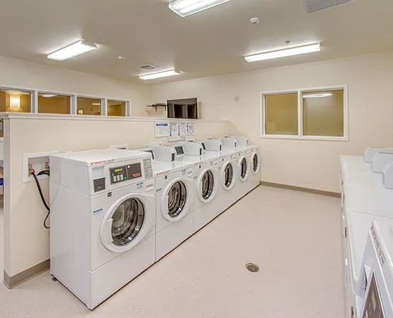 Convenient on-site laundry facilities for everyday ease and comfort.