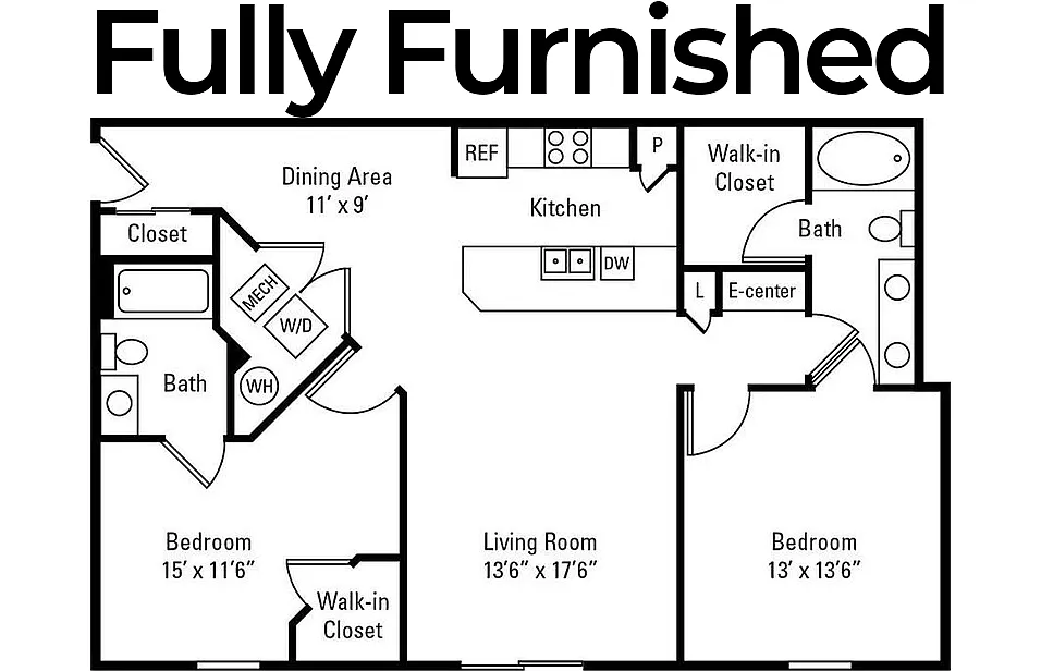 Floor plan Conservatory FURNISHED