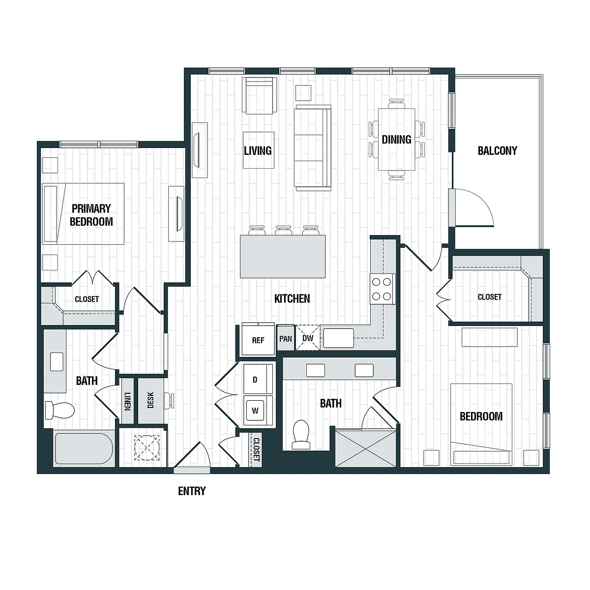 Floor plan B2a