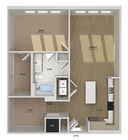 Floor plan A20D