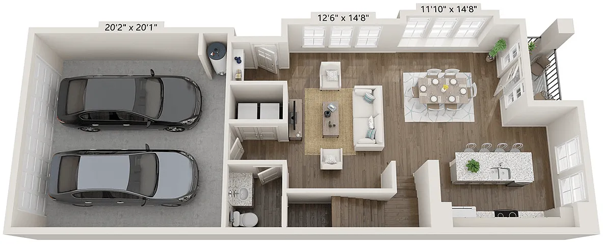 Floor plan D1A