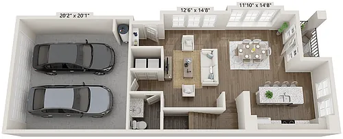 Floor plan D1A