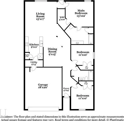 3 bed, 2.0 bath, 1414 sqft, $1,575 — Photo 2