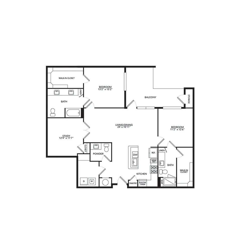 Floor plan B4-HC
