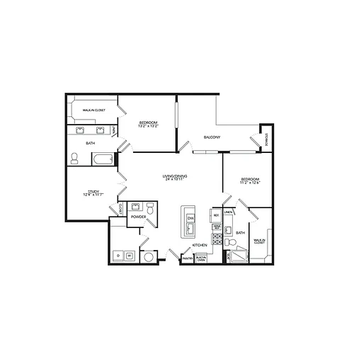 Floor plan B4-HC