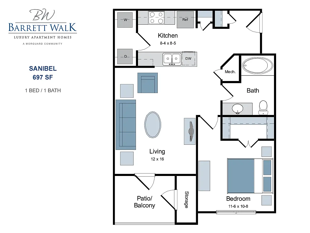 Floor plan Sanibel