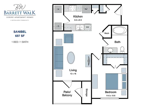 Floor plan Sanibel