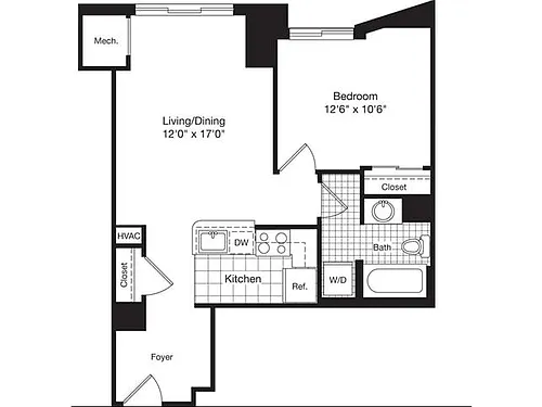 Floor plan 615
