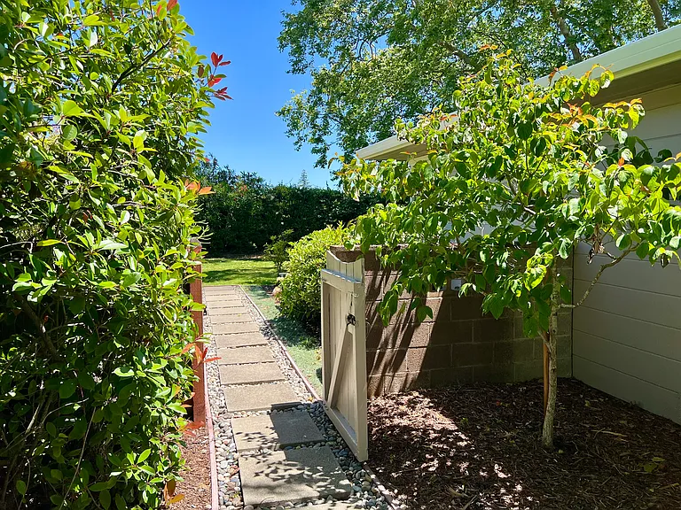 Entry to Backyard from Side gate