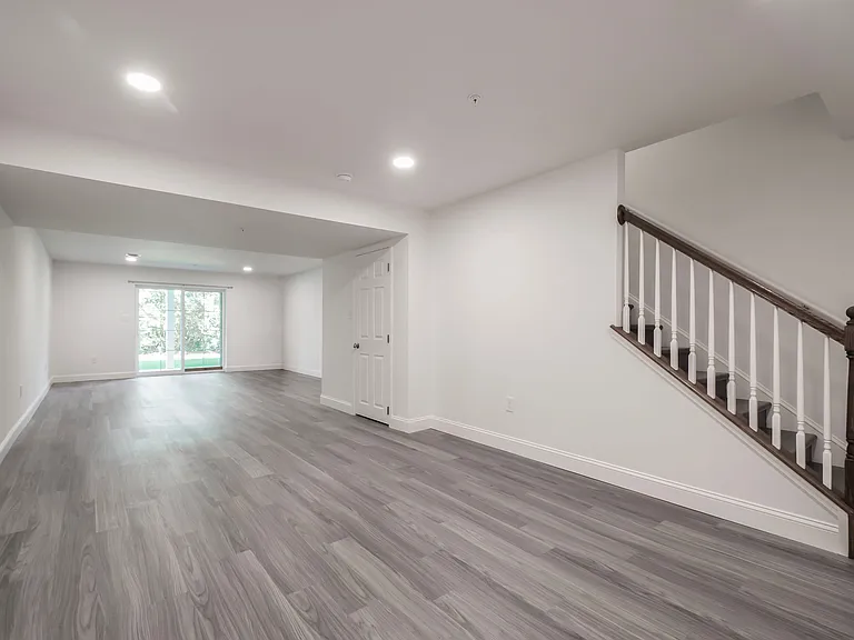 Fully Finished Basement with walkout porch