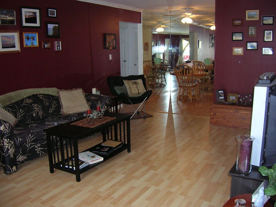 living/dining with new hardwood floors