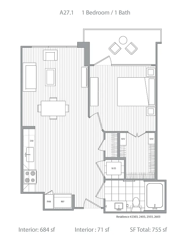 Floor plan 1C