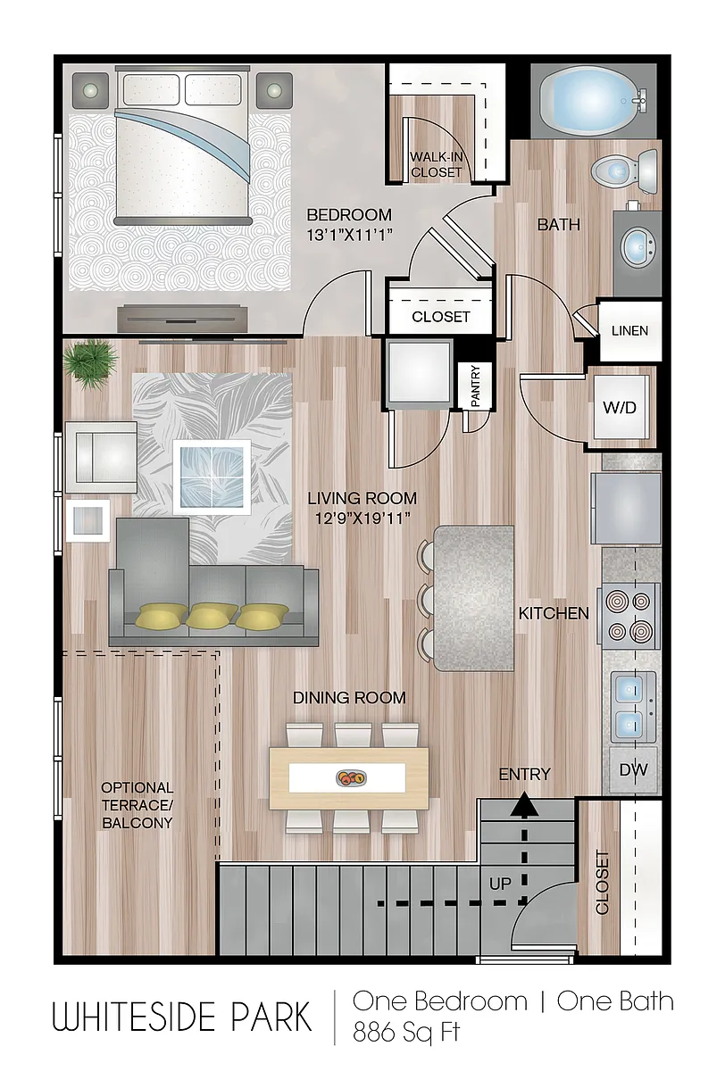 Floor plan Whiteside Park
