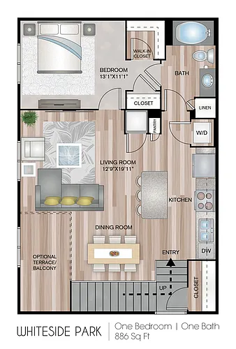 Floor plan Whiteside Park