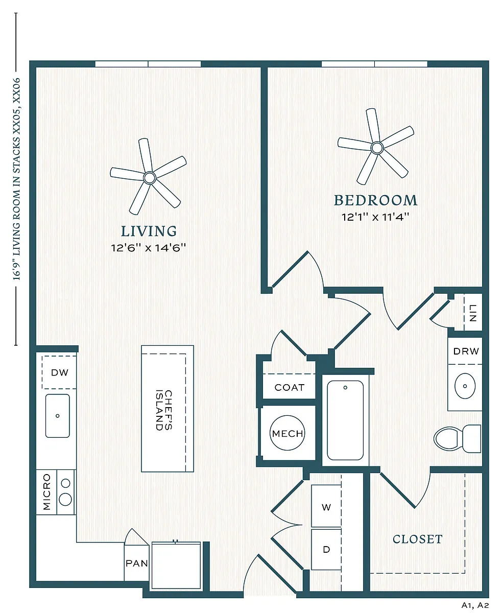 Floor plan Lilac - A1