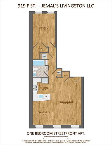 Floor plan 1 Bedroom