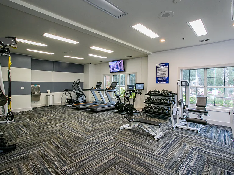 Fully-Equipped Fitness Center and Free Weights