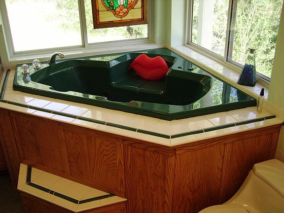 Spa in master bath
