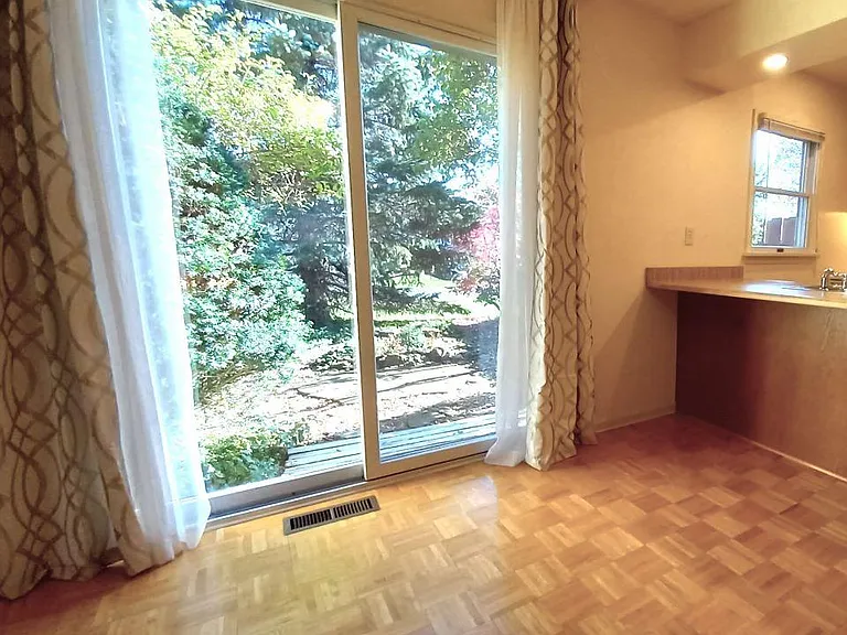 Sliding Door to Private Yard