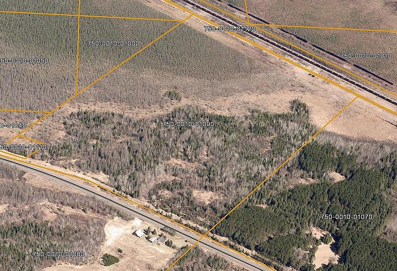 Aerial satellite view.  