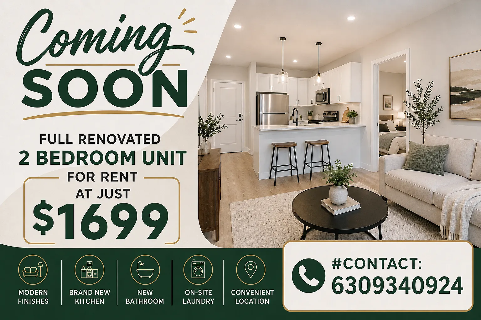 2 bed, $1,699 — Photo 1