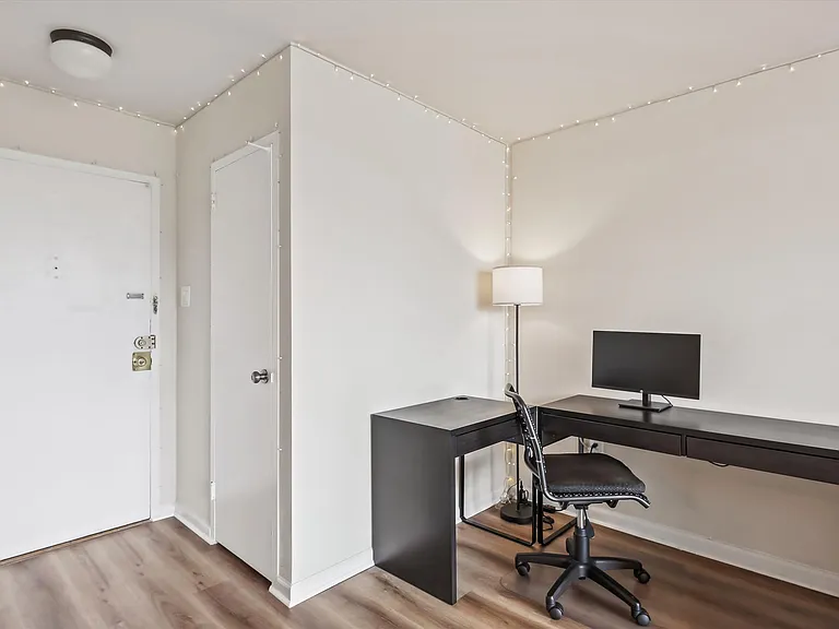 Home office with an extra monitor