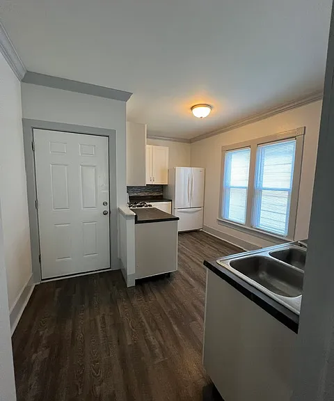 kitchen and back door