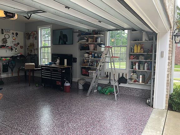 Commercial grade epoxy floor