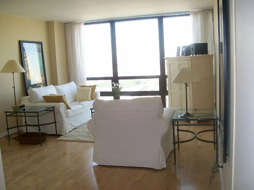 Living room with furniture