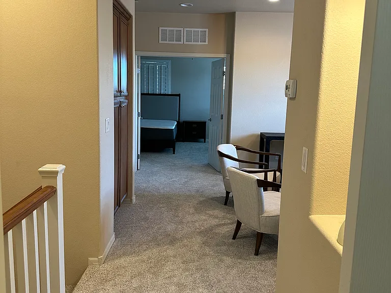 Hallway to Office/Den and secondary bedroom