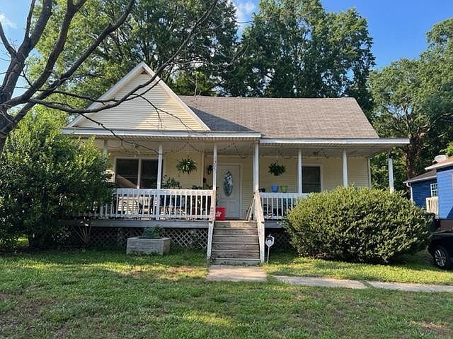 Front of the house with a cool porch