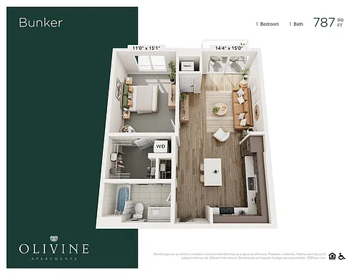 Floor plan Bunker