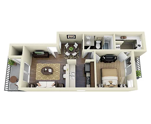 Floor plan A1 Renovated
