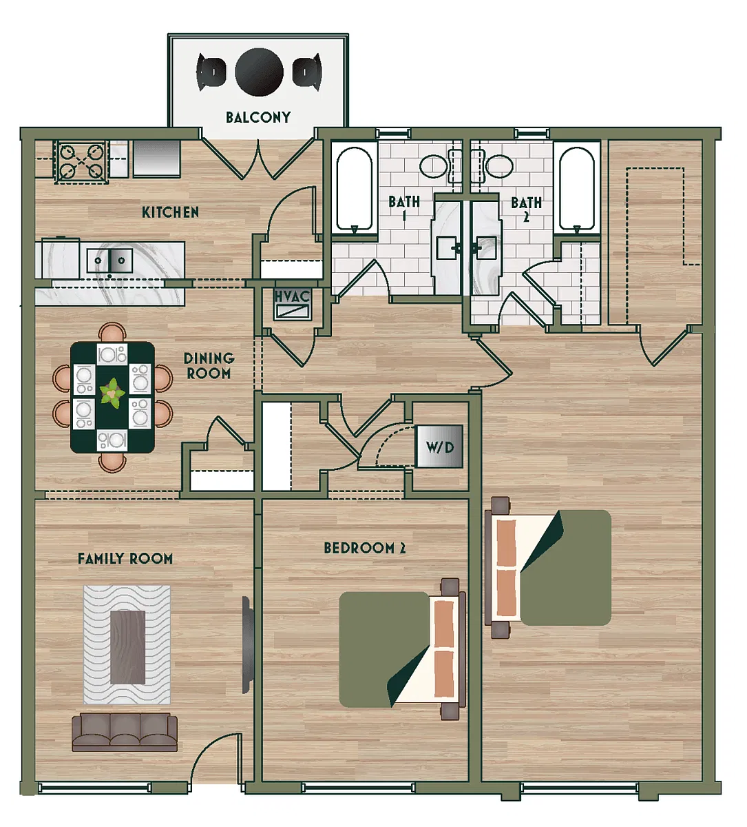 Floor plan The Monterrey