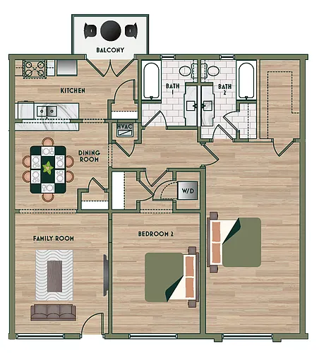 Floor plan The Monterrey