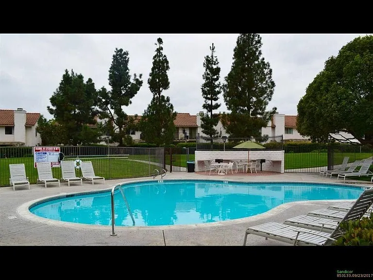 One of the 2 community pools