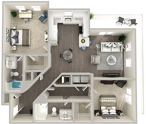 Floor plan Salt & Sky
