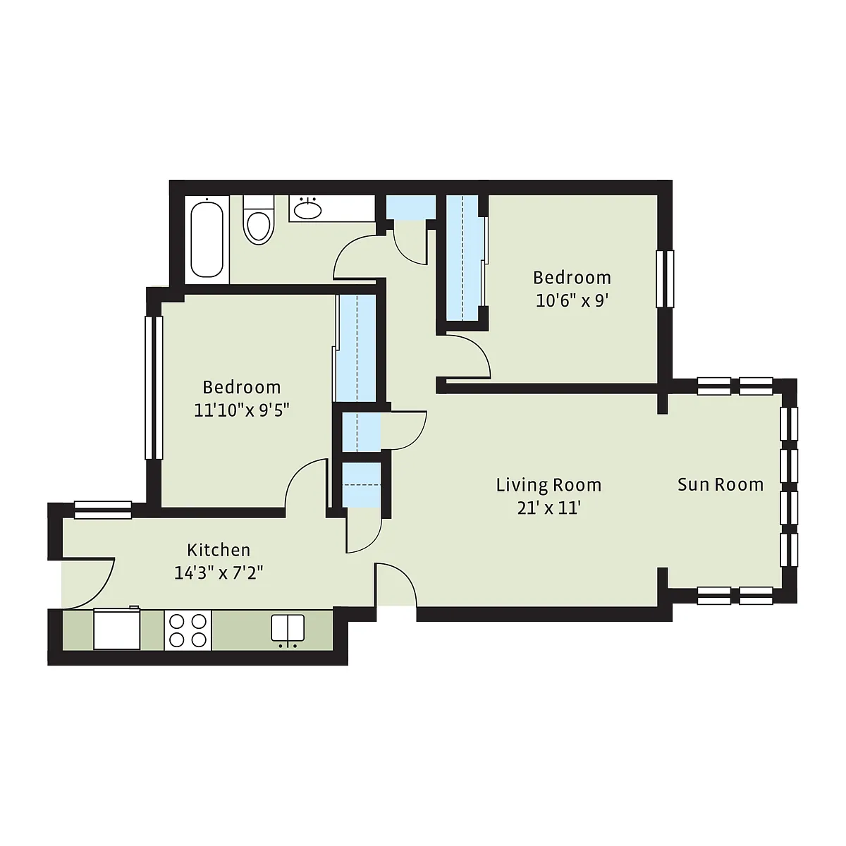 Floor plan 5401-2bA