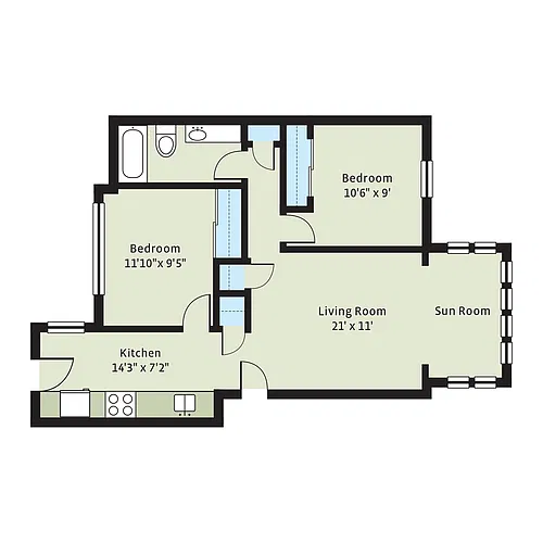 Floor plan 5401-2bA