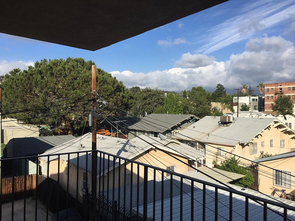 balcony view; room for outdoor furniture