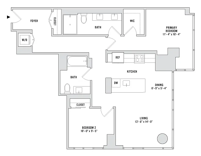 Floor plan B6