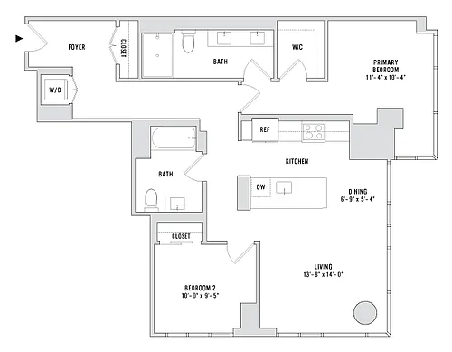 Floor plan B6