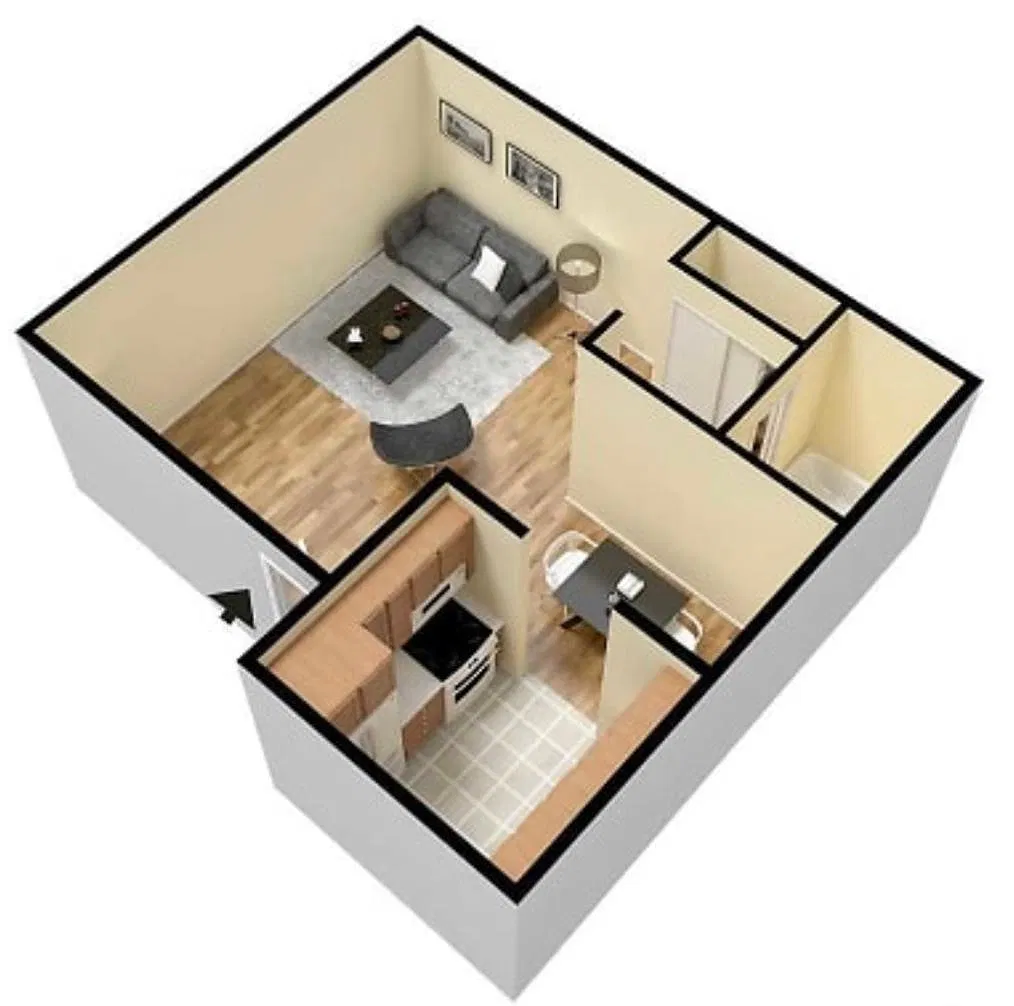 Floor plan Studio