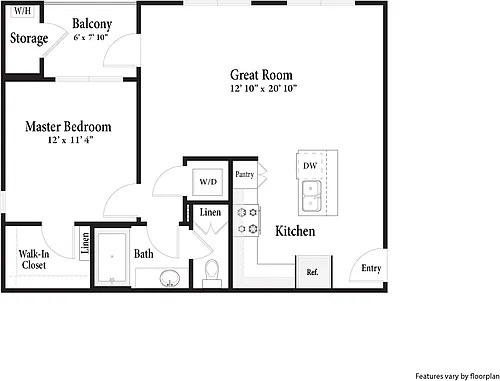 Floor plan A1F.2